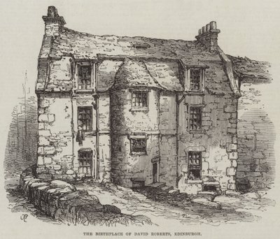 Das Geburtshaus von David Roberts, Edinburgh von Samuel Read